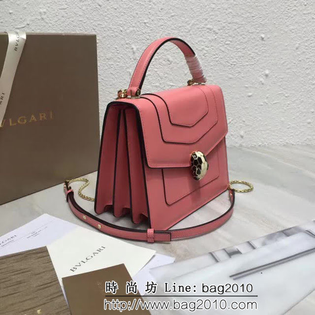 BVLGARI寶格麗 專櫃新款 原單品質 蛇頭扣環 手提單肩斜挎包 可拆卸肩帶 38329 FYD1160